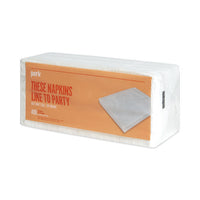 Luncheon Napkins, Embossed, 1-ply, 10 X 13, White, 400-pack