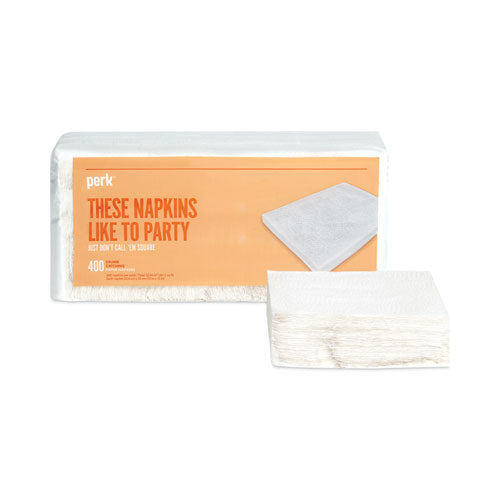 Luncheon Napkins, Embossed, 1-ply, 10 X 13, White, 400-pack