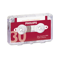 Audio & Dictation Mini Cassette, 30 Minutes (15 X 2), 10-pack