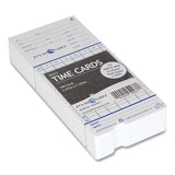 Time Clock Cards For Pyramid Technologies 2000-6000, Two Sides, 3.38 X 7.44, 100-pack
