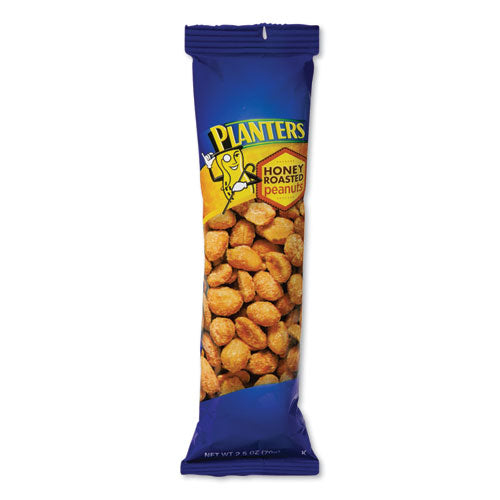 Honey Roasted Peanuts, 2.5 Oz Tube, 15-box