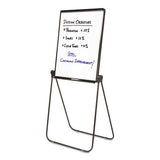 Ultima Presentation Easel, 27 X 34, White Surface, Black Frame