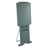 Duramax Portable Presentation Easel, Adjusts 39" To 72" High, Plastic, Gray