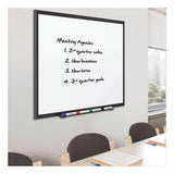 Classic Porcelain Magnetic Whiteboard, 48 X 36, Black Aluminum Frame