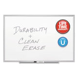 Classic Porcelain Magnetic Whiteboard, 48 X 36, Black Aluminum Frame