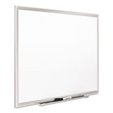 Classic Series Porcelain Magnetic Board, 48 X 36, White, Silver Alum. Frame