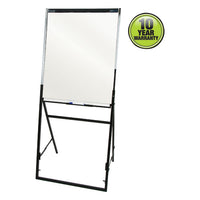 Futura Dry Erase Presentation Easel, Melamine, 26 X 35, White, Black Frame