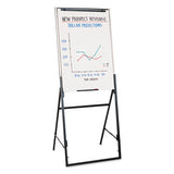 Futura Dry Erase Presentation Easel, Melamine, 26 X 35, White, Black Frame