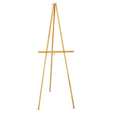 Lightweight Tripod Floor Easel, 64" High, Natural Oak