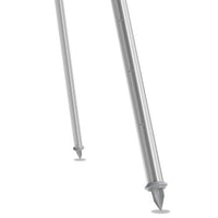 Aluminum Heavy-duty Display Easel, 38" To 66" High, Aluminum, Silver