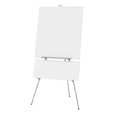 Aluminum Heavy-duty Display Easel, 38" To 66" High, Aluminum, Silver