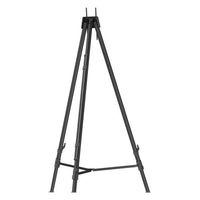 Aluminum Heavy-duty Display Easel, 38" To 66" High, Aluminum, Black