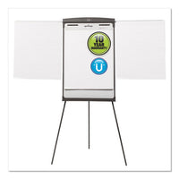 Magnetic Dry Erase Easel, 27 X 35, White Surface, Graphite Frame