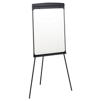 Magnetic Dry Erase Easel, 27 X 35, White Surface, Graphite Frame