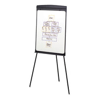 Magnetic Dry Erase Easel, 27 X 35, White Surface, Graphite Frame