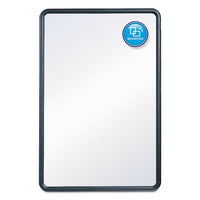 Contour Dry-erase Board, Melamine, 48 X 36, White Surface, Black Frame