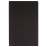 Oval Office Fabric Bulletin Board, 36 X 24, Black