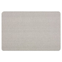 Oval Office Fabric Bulletin Board, 36 X 24, Gray