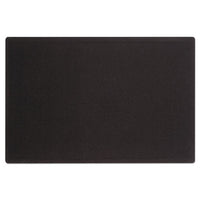 Oval Office Fabric Bulletin Board, 48 X 36, Black