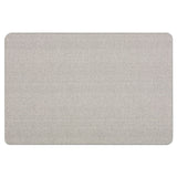 Oval Office Fabric Bulletin Board, 48 X 36, Gray