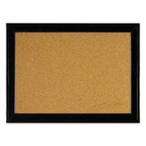 Cork Bulletin Board With Black Frame, 17 X 11