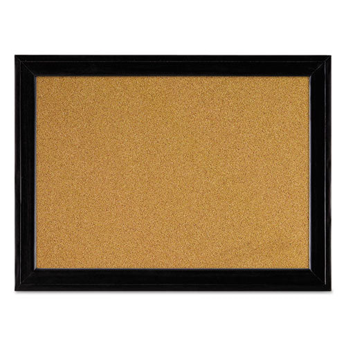 Cork Bulletin Board With Black Frame, 17 X 11