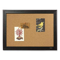 Cork Bulletin Board With Black Frame, 23 X 17