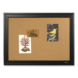 Cork Bulletin Board With Black Frame, 23 X 17