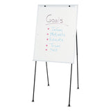 Dry-erase Steel Easel, Melamine, 29 X 40, White, Aluminum Frame