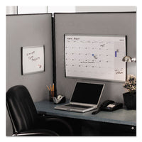 Magnetic Dry-erase Board, Steel, 14 X 24, White Surface, Silver Aluminum Frame