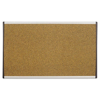 Arc Frame Cork Cubicle Board, 14 X 24, Tan, Aluminum Frame