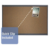 Prestige Bulletin Board, Brown Graphite-blend Surface, 36 X 24, Aluminum Frame