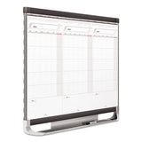 Prestige 2 Total Erase 3-month Calendar Board, 36 X 24, White, Graphite Frame