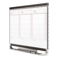 Prestige 2 Total Erase 3-month Calendar Board, 36 X 24, White, Graphite Frame