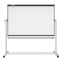 Prestige 2 Mobile Presentation Easel,  6 Ft X 4 Ft, Silver-graphite