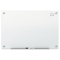 Infinity Magnetic Glass Marker Board, 24 X18, White