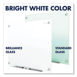 Brilliance Glass Dry-erase Boards, 48 X 36, White Surface