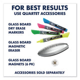 Infinity Magnetic Glass Marker Board, 36 X 24, Black