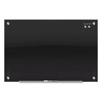 Infinity Black Glass Magnetic Marker Board, 72 X 48