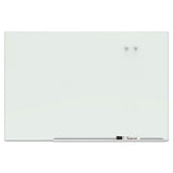 Element Framed Magnetic Glass Dry-erase Boards, 74" X 42", Aluminum Frame