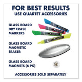 Infinity Black Glass Magnetic Marker Board, 96 X 48