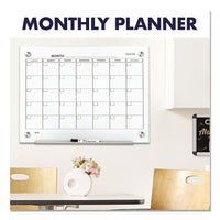 Infinity Magnetic Glass Calendar Board, 24 X 18