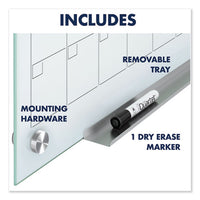 Infinity Magnetic Glass Calendar Board, 36 X 24