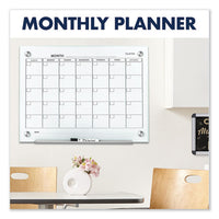 Infinity Magnetic Glass Calendar Board, 36 X 24