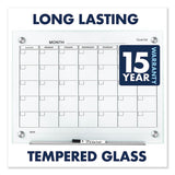 Infinity Magnetic Glass Calendar Board, 36 X 24