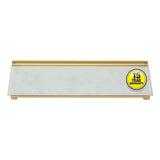 Glass Dry Erase Desktop Computer Pad, 18 X 6, Marble