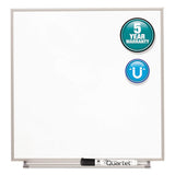 Matrix Magnetic Boards, Painted Steel, 16 X 16, White, Aluminum Frame