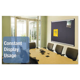 Prestige Plus Magnetic Fabric Bulletin Board, 36 X 24, Aluminum Frame