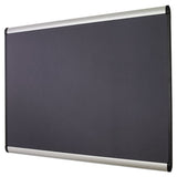 Prestige Plus Magnetic Fabric Bulletin Board, 72 X 48, Fiberboard-plastic Frame