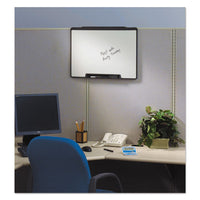 Motion Portable Dry Erase Board, 36 X 24, White, Black Frame